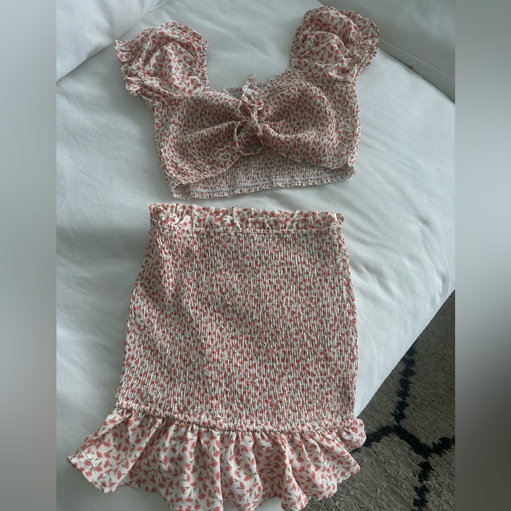 COPY - Sabo skirt floral set size small